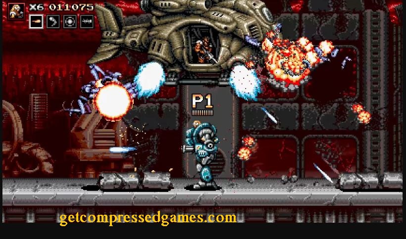 Blazing Chrome Gameplay