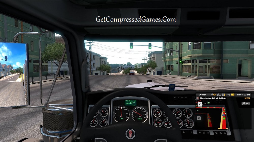 American Truck Simulator Gameplay