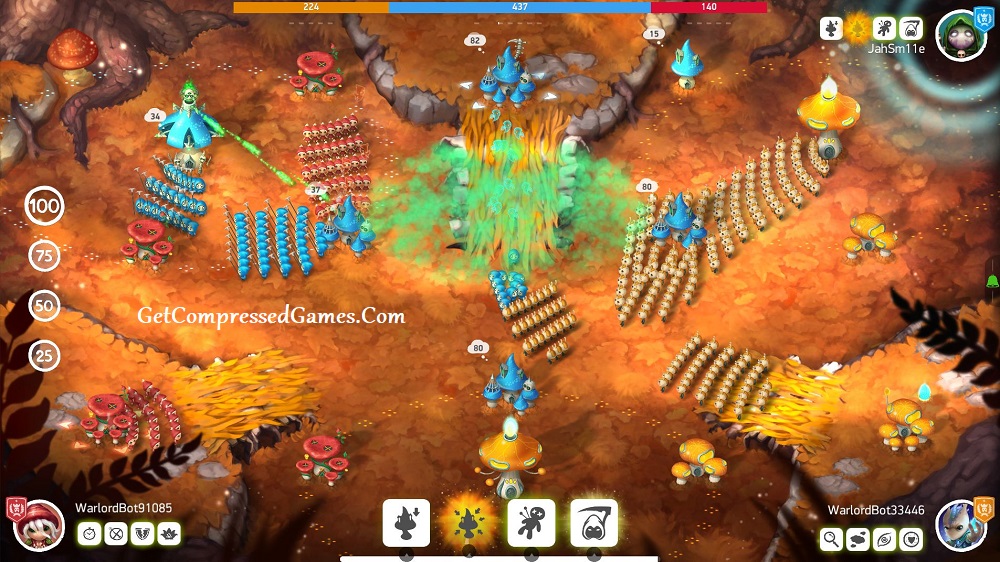 Mushroom Wars 2 Gameplay