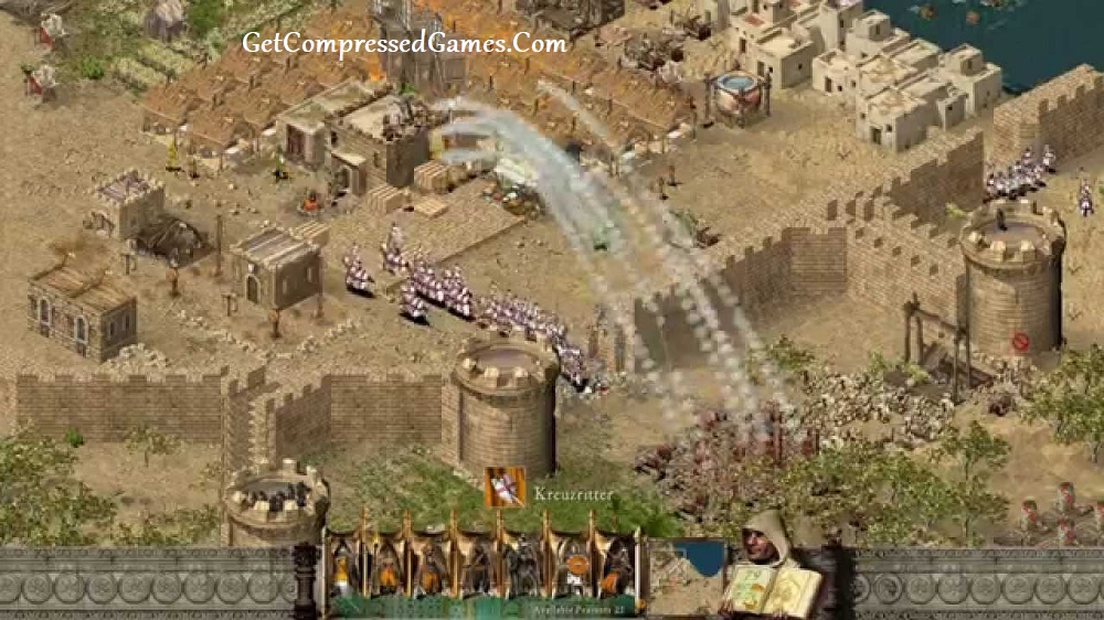 Stronghold Crusader Gameplay