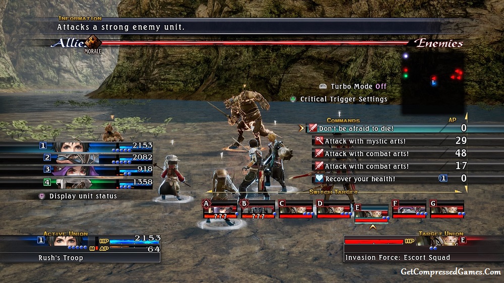 The Last Remnant Gameplay