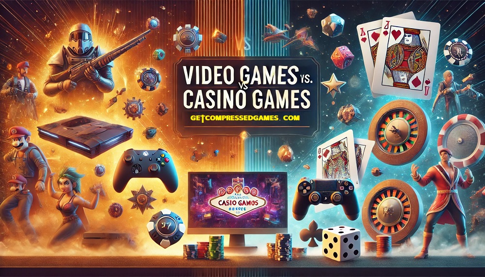 Video Games Vs. Casino Games Exploring Similarities and Differences